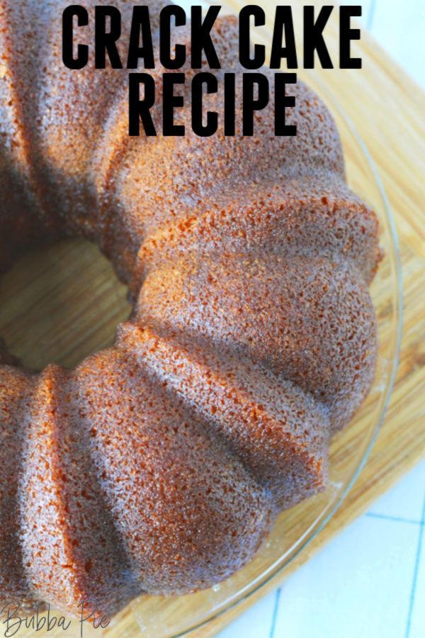 CRACK CAKE RECIPE -   17 cake Bundt parties ideas