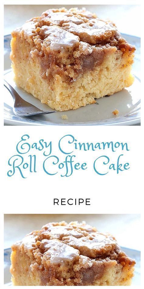 Easy Cinnamon Roll Coffee Cake Recipe -   17 desserts Cake ideas