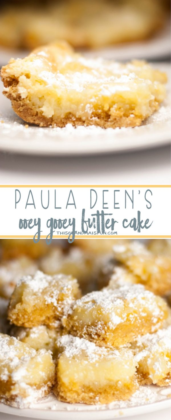 Paula Deen's Ooey Gooey Butter Cake -   17 desserts Cake ideas