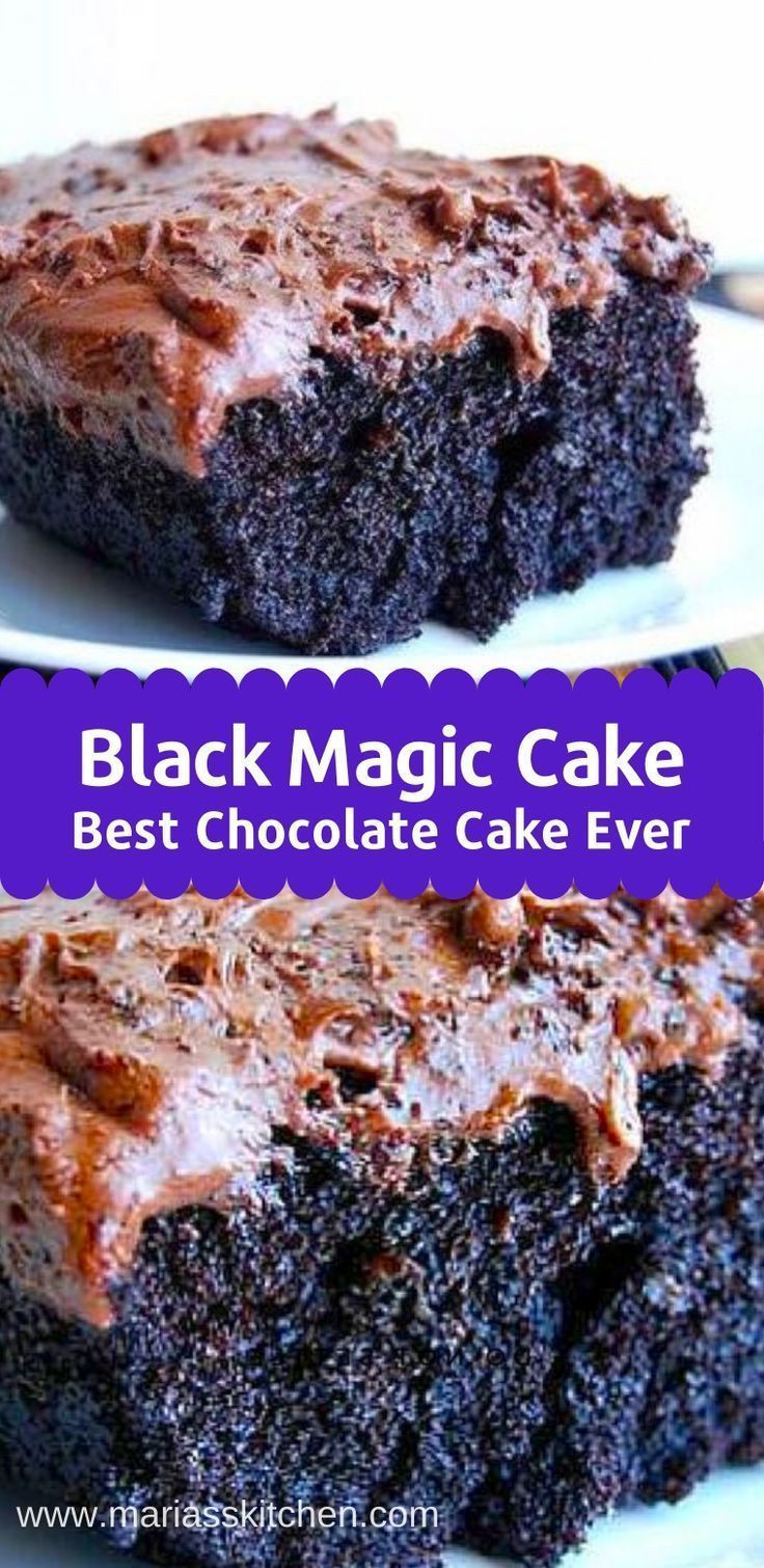 Black Magic Cake Recipe ( Best Chocolate Cake Ever ) -   17 desserts Cake ideas