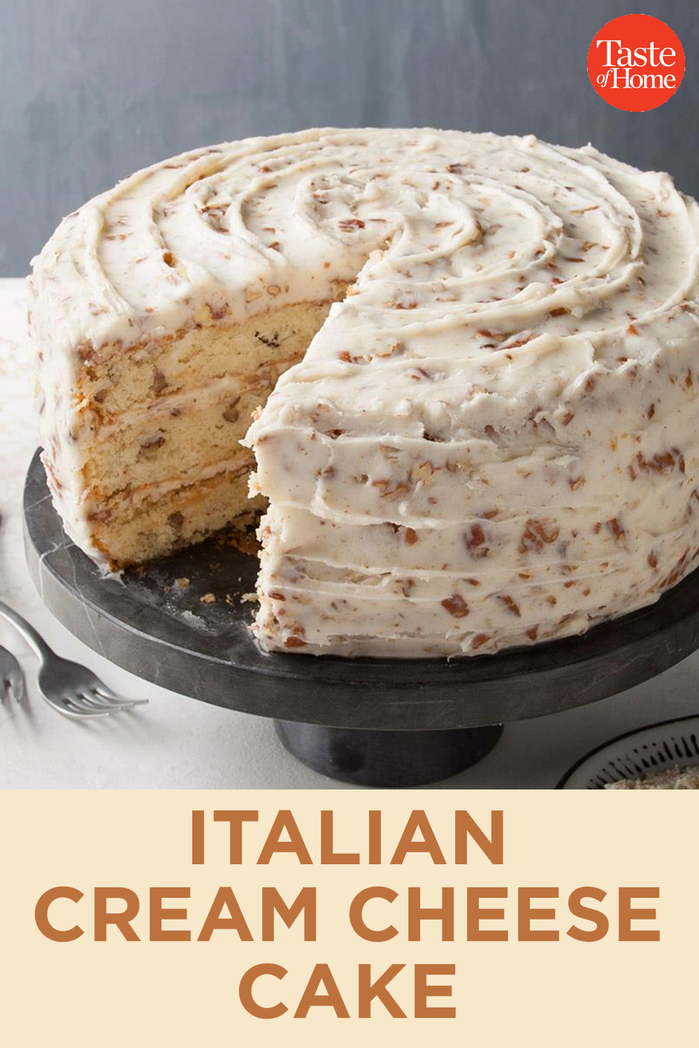 Italian Cream Cheese Cake -   17 desserts Cake ideas