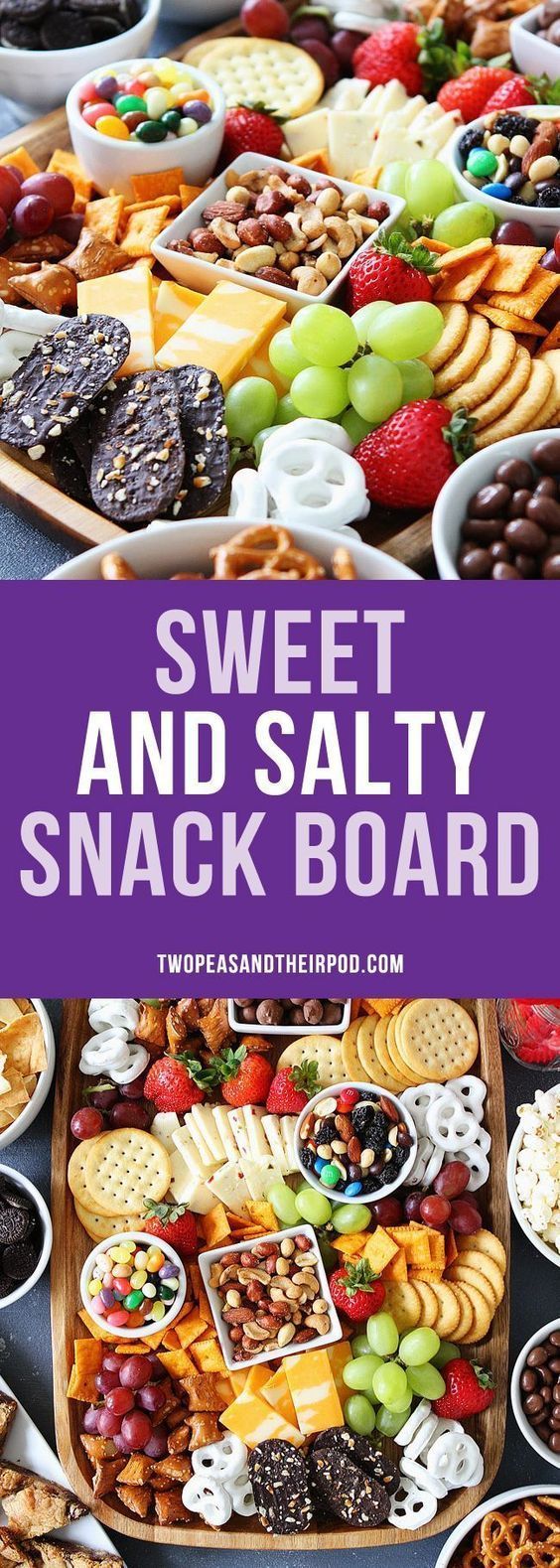 Sweet and Salty Snack Board -   17 desserts For Parties entertaining ideas