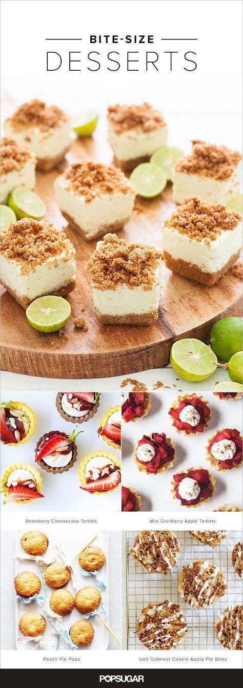 28 Bite-Size, Party-Ready Dessert Recipes -   17 desserts For Parties entertaining ideas