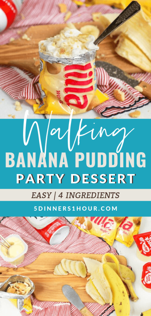 Walking Banana Pudding - Easy Party Dessert! - 5 Dinners In 1 Hour -   17 desserts For Parties entertaining ideas
