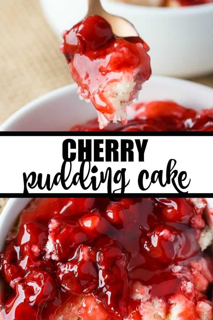Cherry Pudding Cake -   17 desserts Winter pudding cake ideas