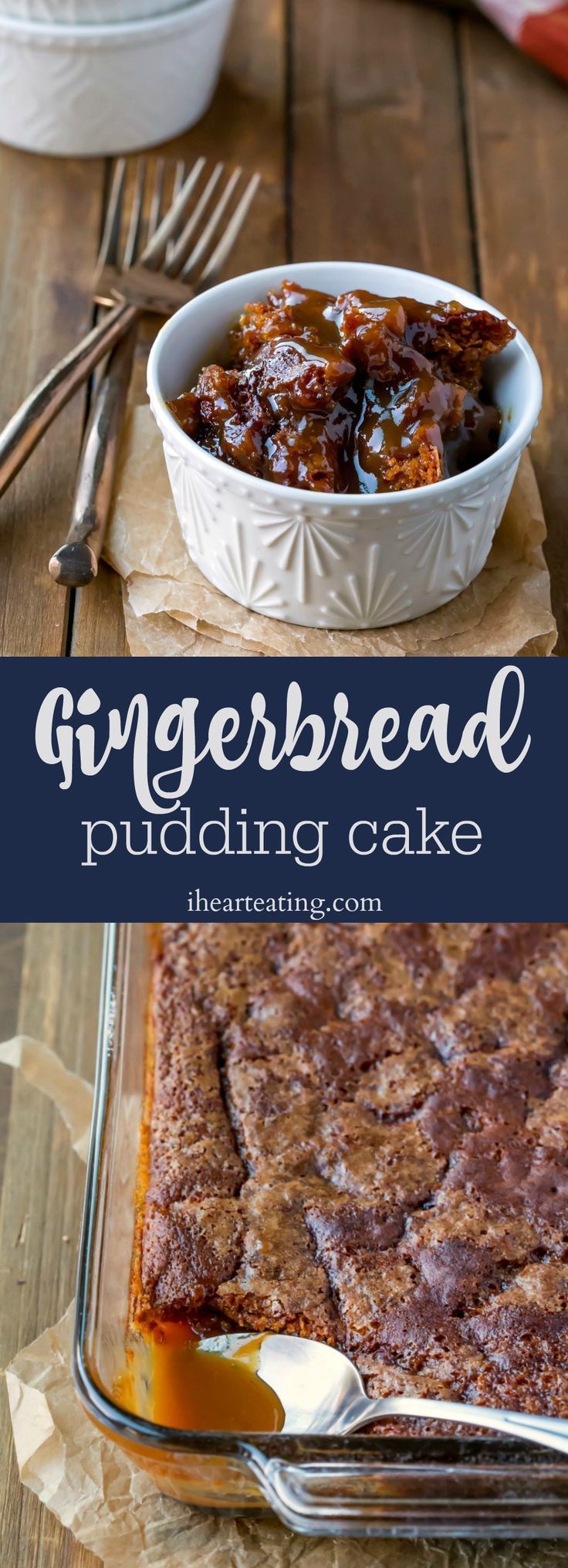 Gingerbread Pudding Cake -   17 desserts Winter pudding cake ideas