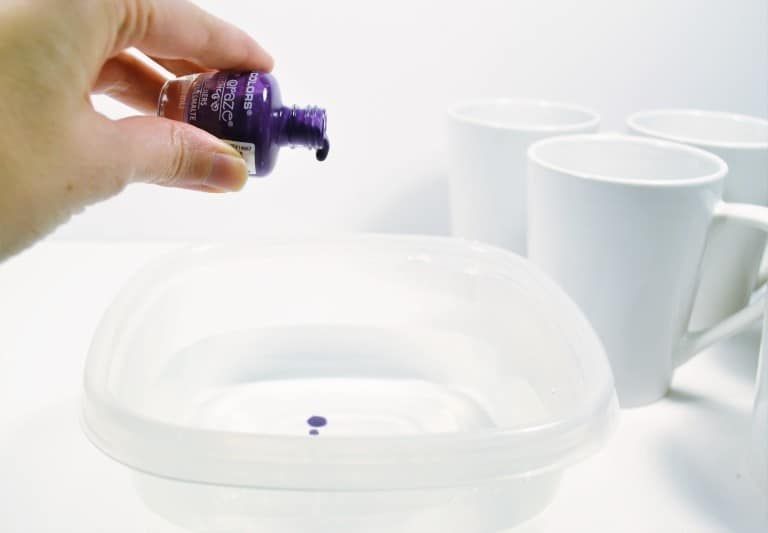 Nail Polish Mugs {An Easy Craft Project} -   17 diy projects For School nail polish ideas