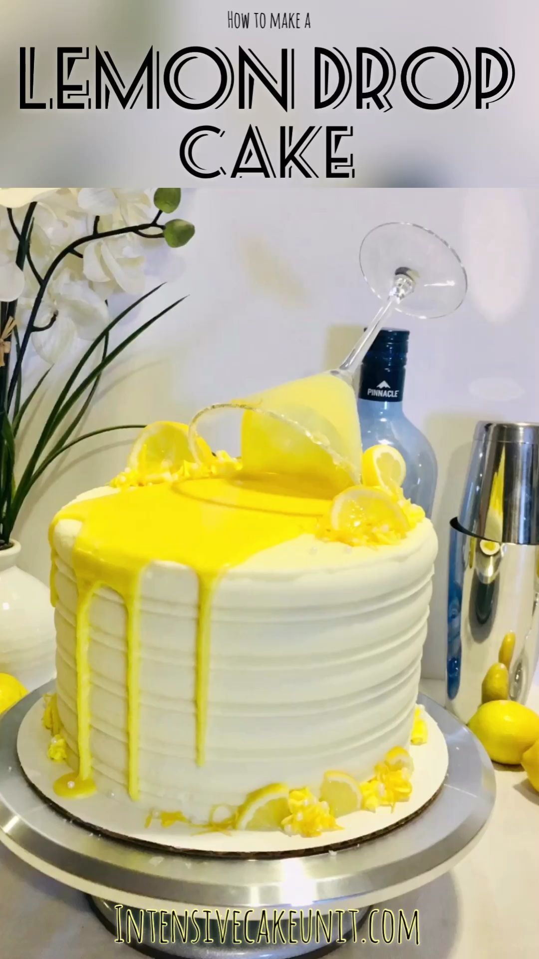 Lemon Drop Cake -   17 drip cake Yellow ideas