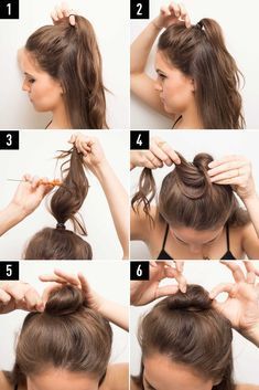 Put Off Wash Day a Little Longer With These 16 Half-Up Bun Hairstyles -   17 hairstyles Long bun ideas