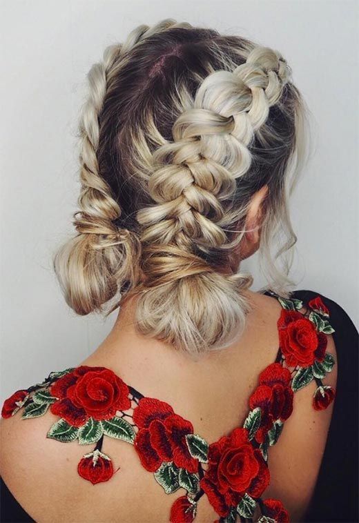 57 Amazing Braided Hairstyles for Long Hair for Every Occasion -   17 hairstyles Long bun ideas