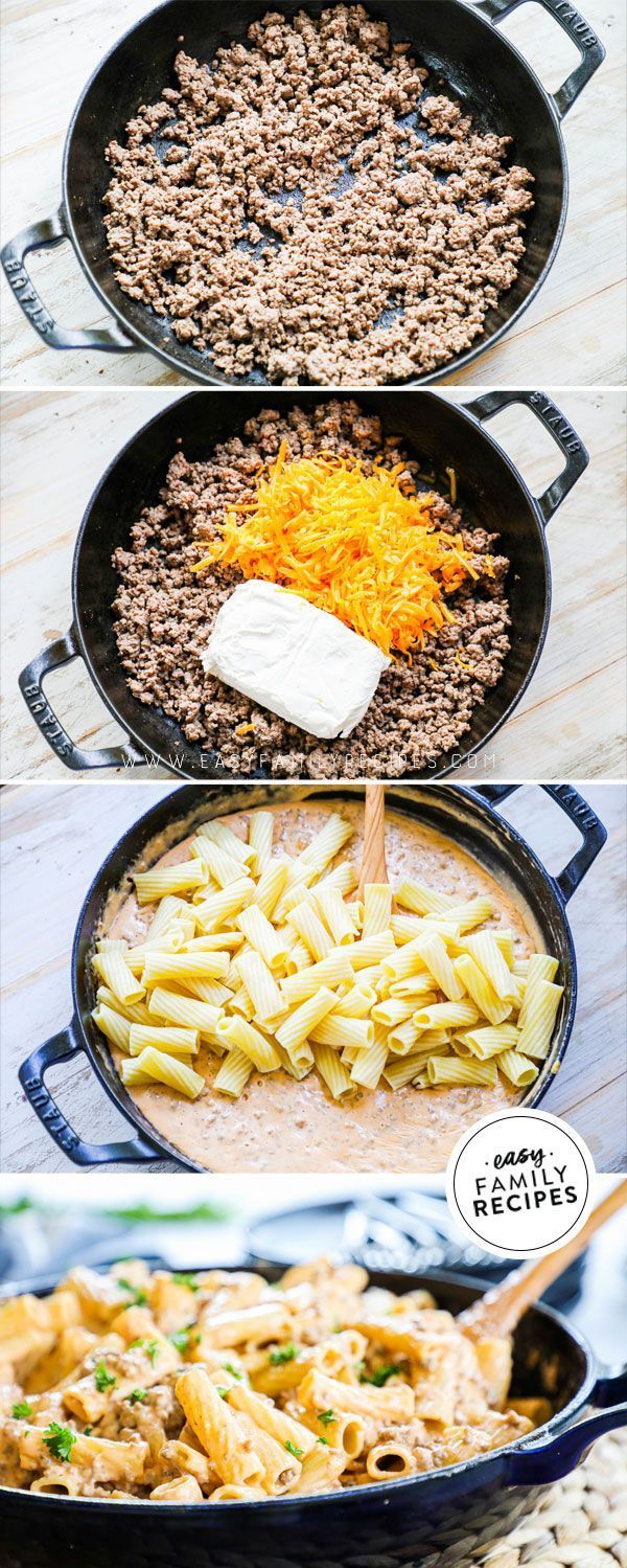 BEST EVER! Cheeseburger Pasta - The EASY way! -   17 healthy recipes For One main dishes ideas