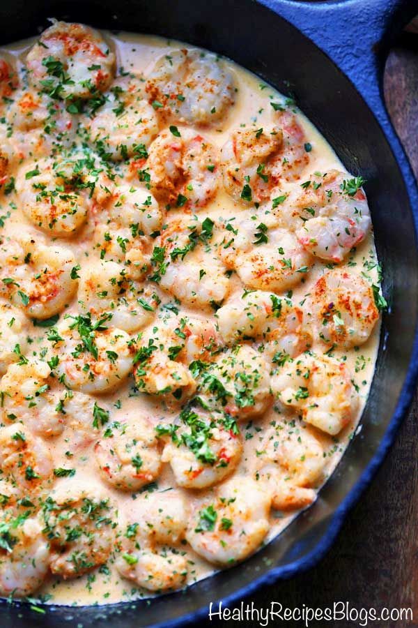 Shrimp in Cream Sauce Recipe | Healthy Recipes Blog -   17 healthy recipes For One main dishes ideas