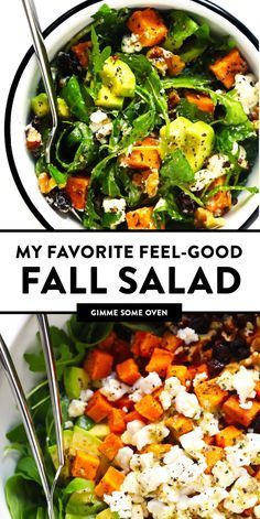 Feel-Good Fall Salad | Gimme Some Oven -   17 healthy recipes Salad ovens ideas