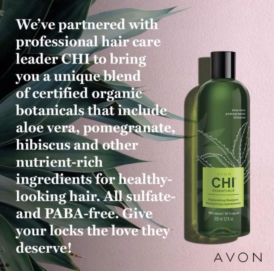 Chi Essentials Replenishing Shampoo - Top Quality by AVON -   17 skin care Natural it works ideas