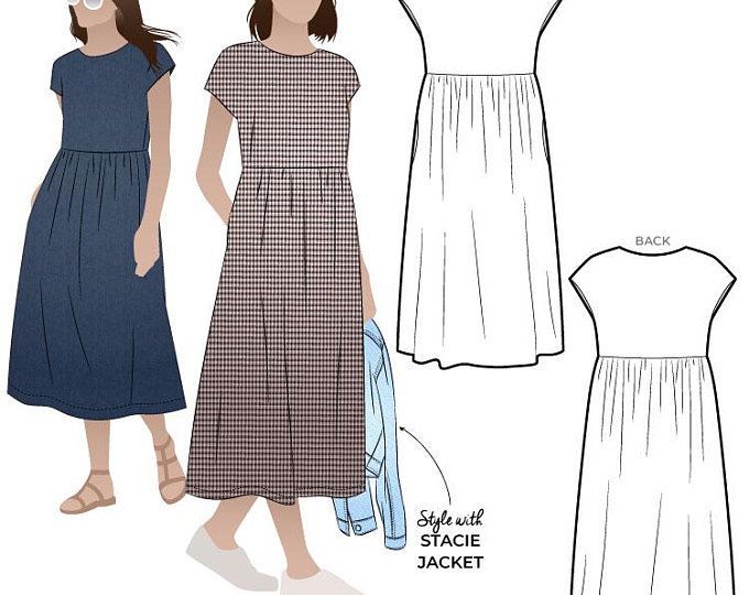 Juliet Dress - Crochet Pattern Sundress and Sunhat, Sizes 6 mos - girls size 10 -   18 casual dress Patterns ideas