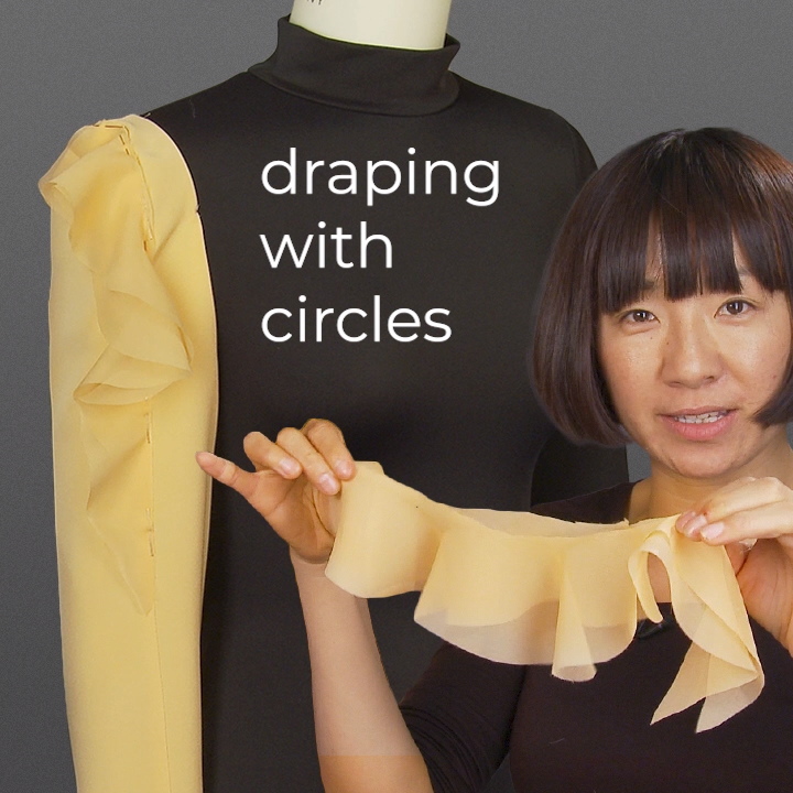 Draping a Cascade Ruffle Sleeve -   18 casual dress Patterns ideas