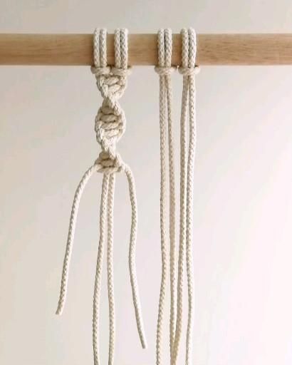 Twisted square knot macrame tutorial by TamarThings -   18 diy projects Tutorials pictures ideas