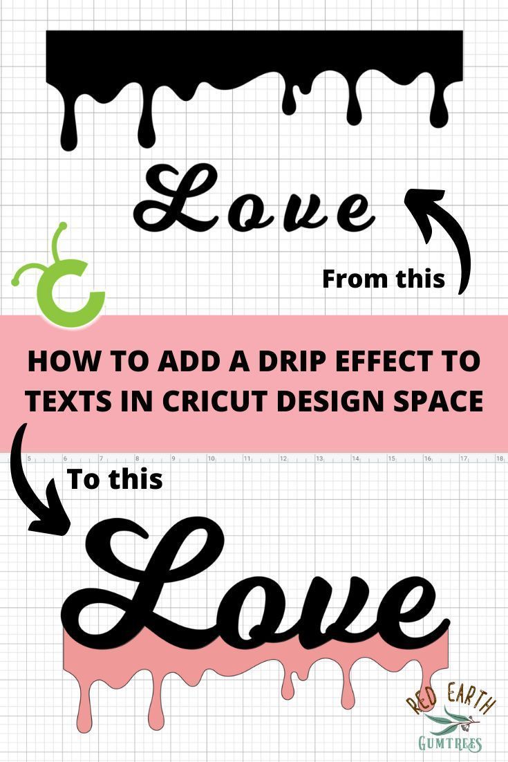 How to add a drip effect to text in cricut design space -   18 diy projects Tutorials pictures ideas