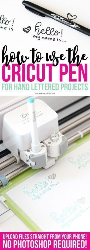 Cricut Projects - Hand-Lettering Using Cricut Pens -   18 diy projects Tutorials pictures ideas