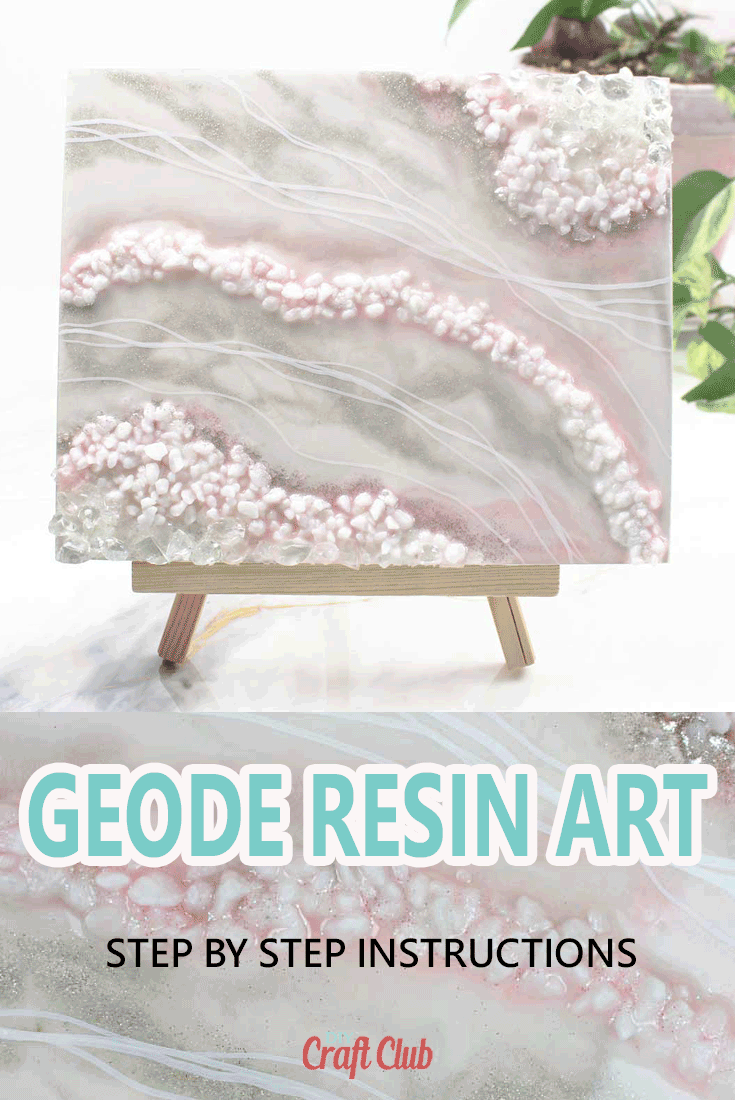 Easy Geode Resin Art Tutorial | Step by Step (Pictures & Video) -   18 diy projects Tutorials pictures ideas