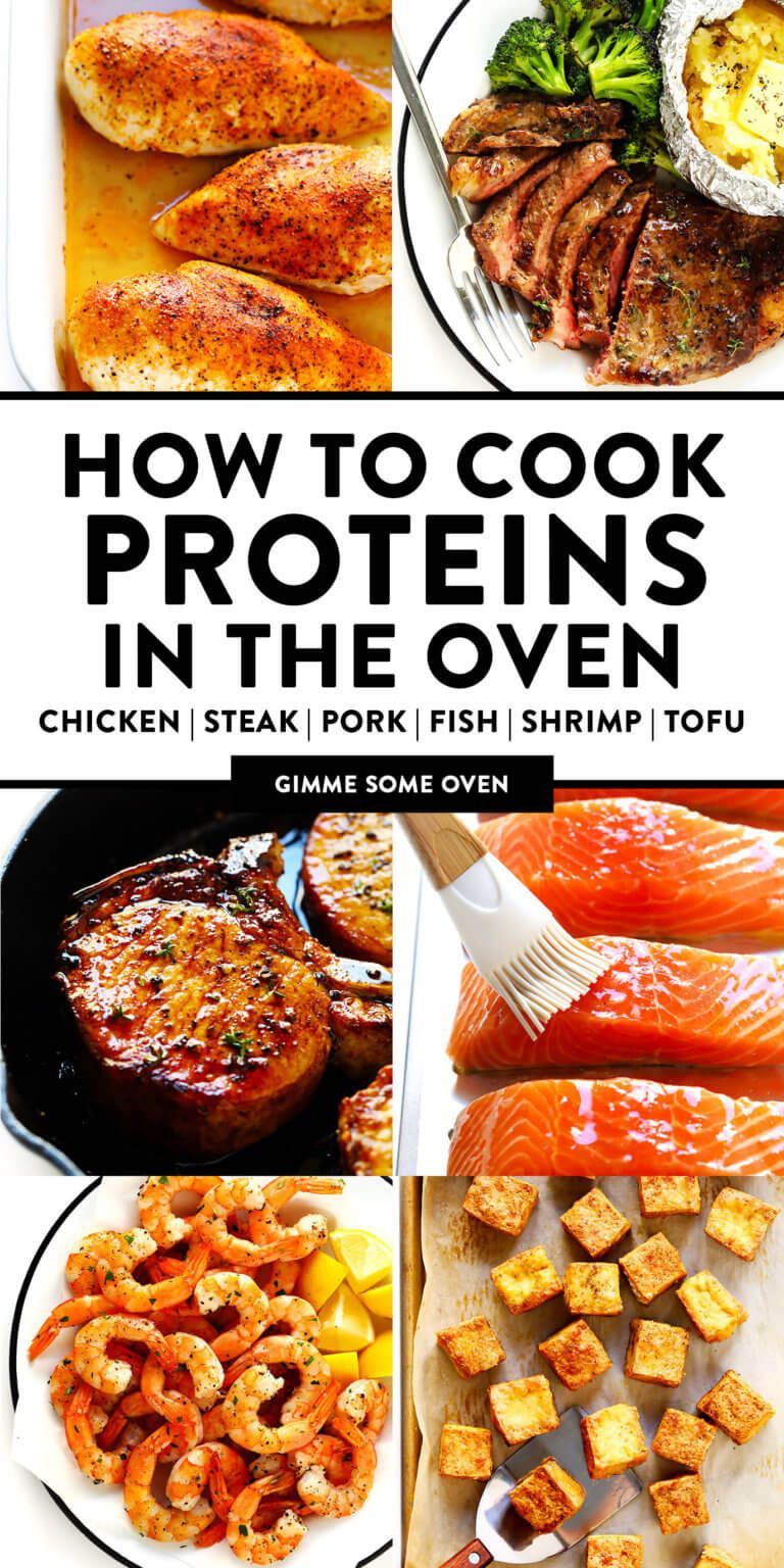 How To Cook Chicken, Steak, Pork, Fish, Shrimp and Tofu In The Oven | Gimme Some Oven -   18 healthy recipes Shrimp tofu ideas