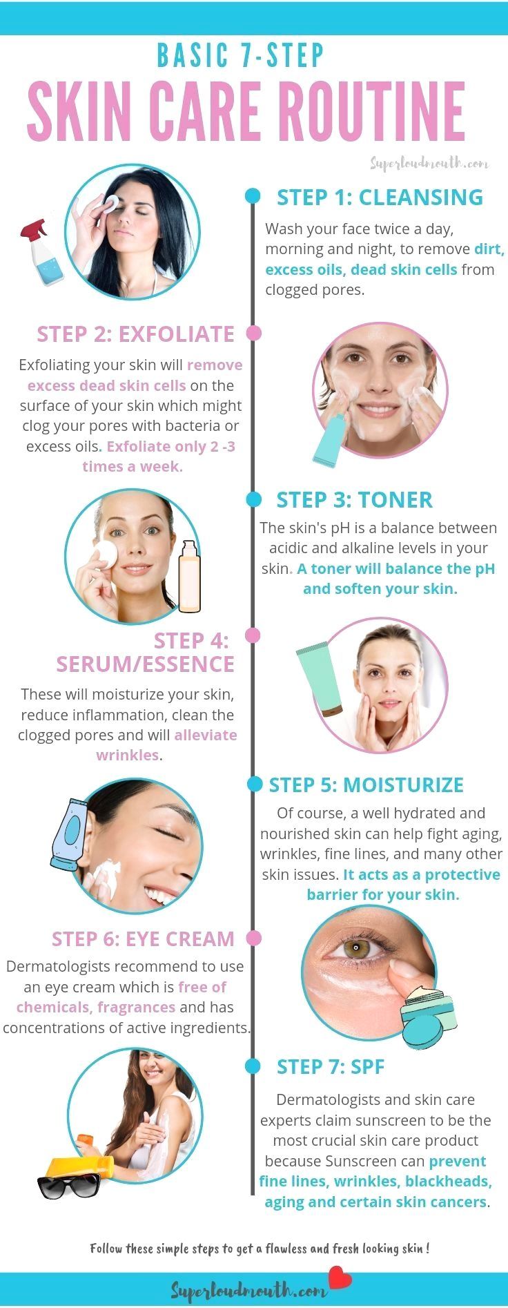 6 Precious Tips To Help You Get Better At Daily Skin Care Routine -   18 skin care Regimen cleanses ideas