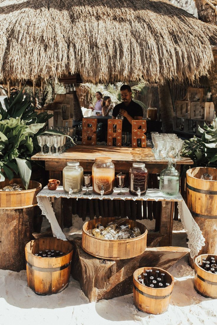 How To Have A Traditional Mayan Wedding -   18 wedding Beach bar ideas