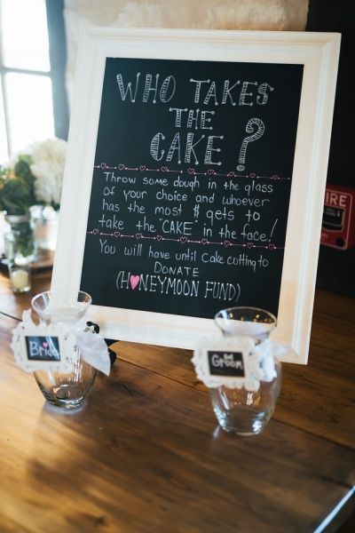 The Cutest Wedding Signs Ever - -   18 wedding Games for money ideas