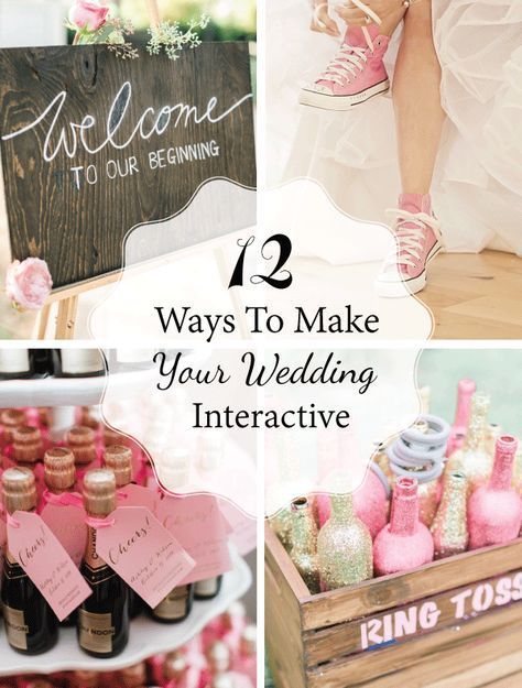 12 Ways To Make Your Wedding Interactive - LinenTablecloth -   18 wedding Games for money ideas