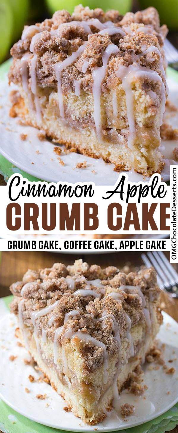 Cinnamon Apple Crumb Cake -   19 cake Apple sweets ideas