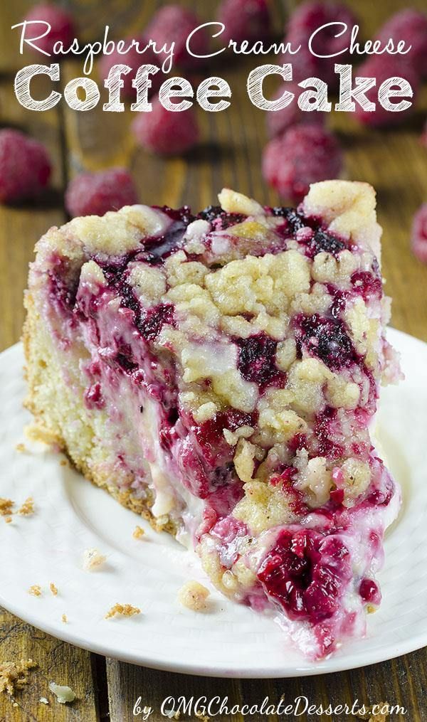 Raspberry Cream Cheese Coffee Cake -   19 desserts Cake fruit ideas