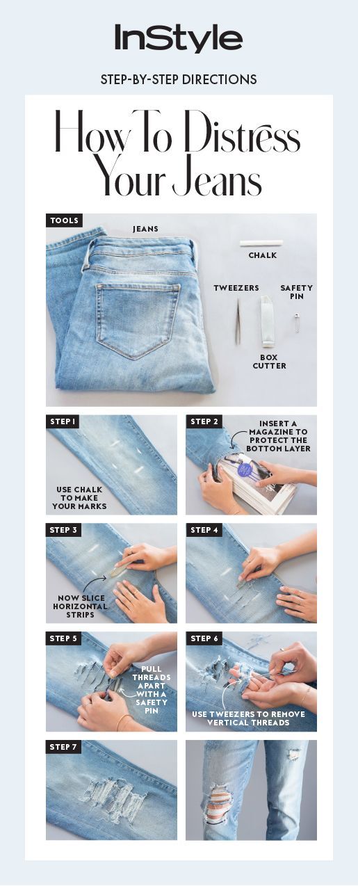 How to Distress Your Jeans at Home -   19 DIY Clothes Denim fun ideas