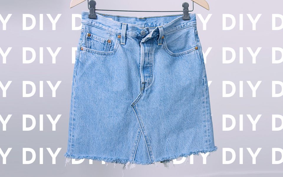 How to Make a Denim Skirt | Off The Cuff -   19 DIY Clothes Denim fun ideas