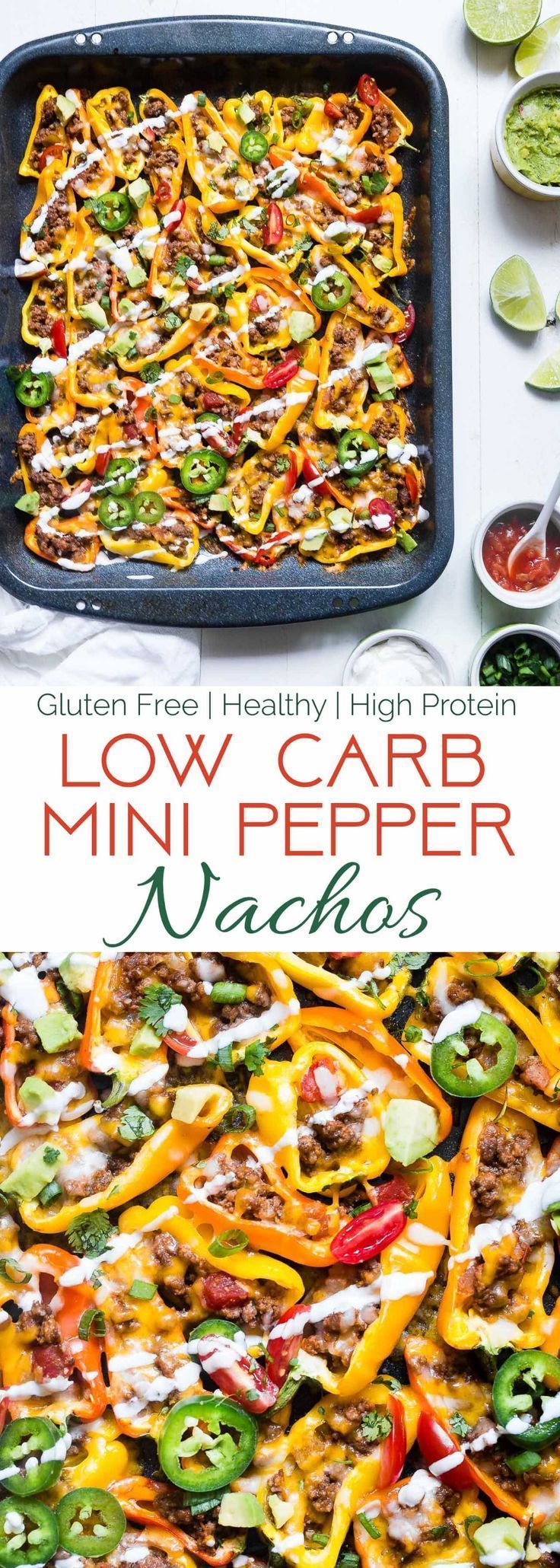 Mexican Mini Bell Pepper Nachos | Food Faith Fitness -   19 healthy recipes Mexican clean eating ideas