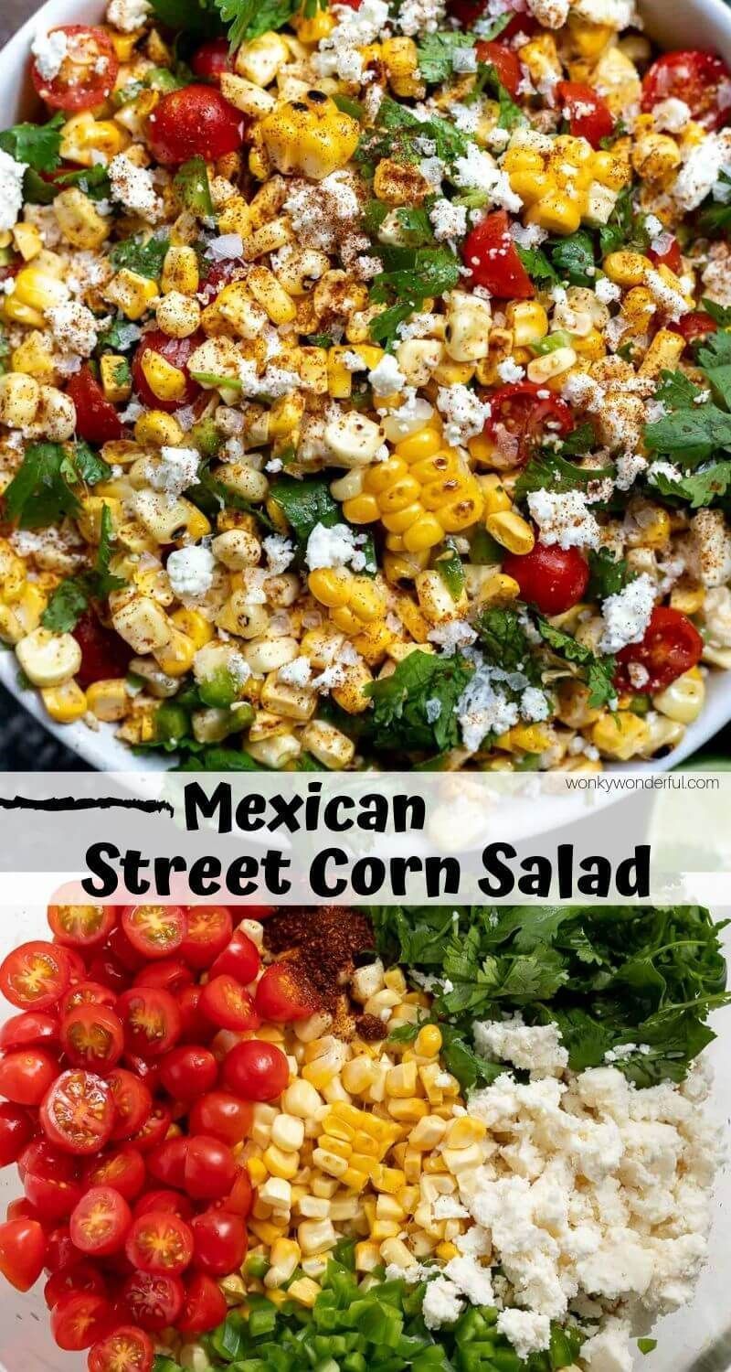 MEXICAN STREET CORN SALAD!!! + WonkyWonderful -   19 healthy recipes Mexican clean eating ideas