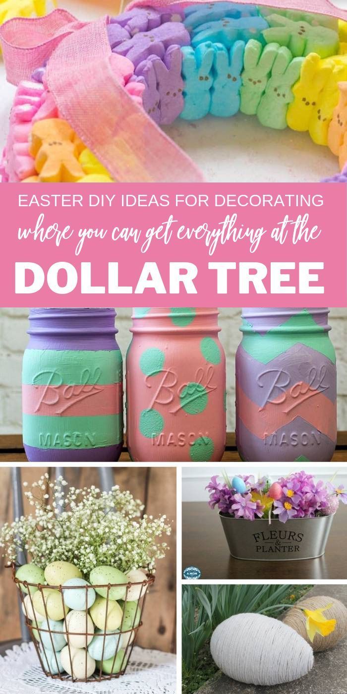 20 Adorable Dollar Tree Easter Decorating Ideas - Passion For Savings -   19 holiday Easter diy ideas