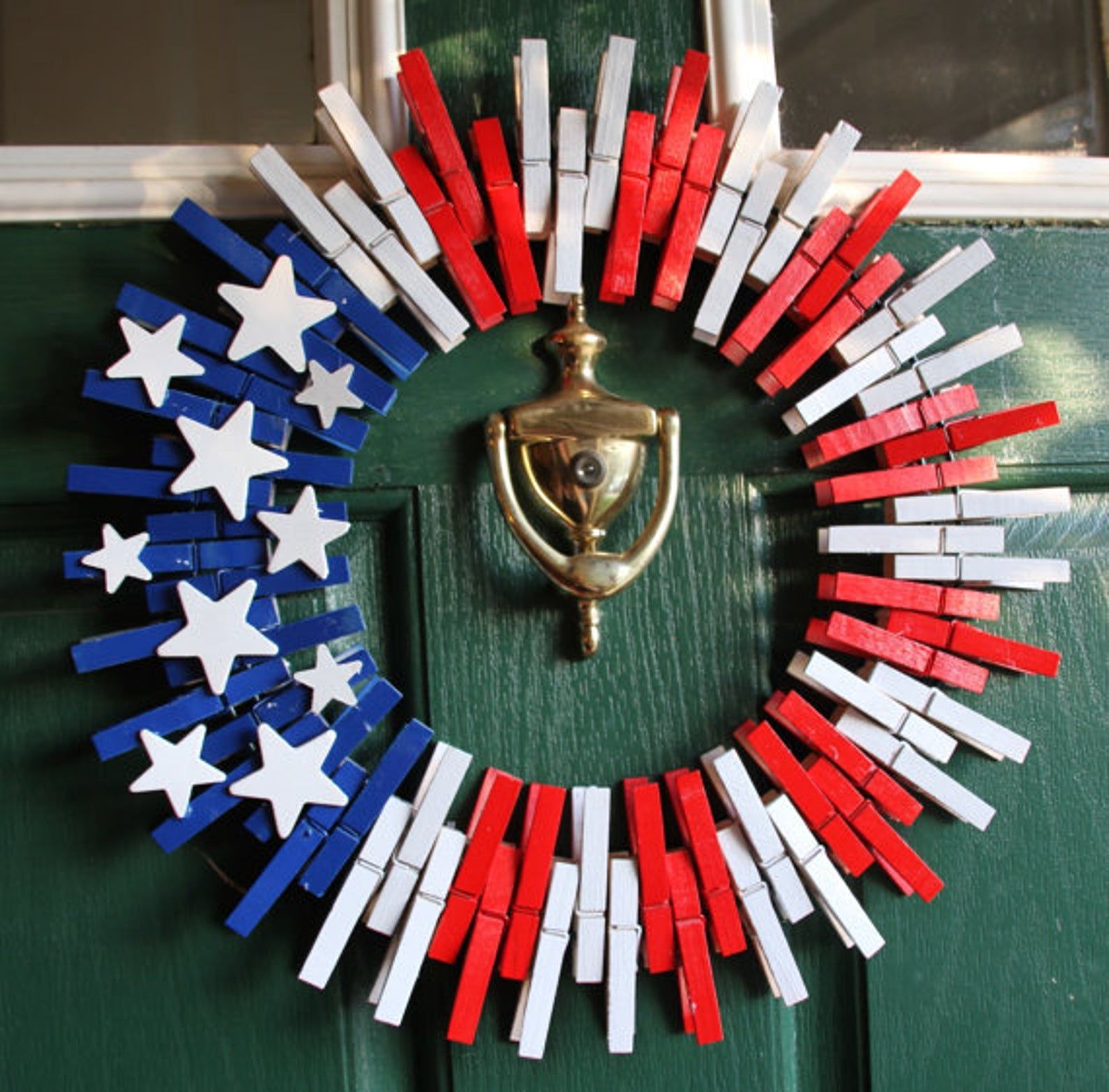 4th July Wreath - Patriotic Wreath - Fourth of July Wreath - American Flag Wreath - Veterans Day Wreath - Americana - Stars and Stripes -   19 holiday Wreaths 4th of july ideas