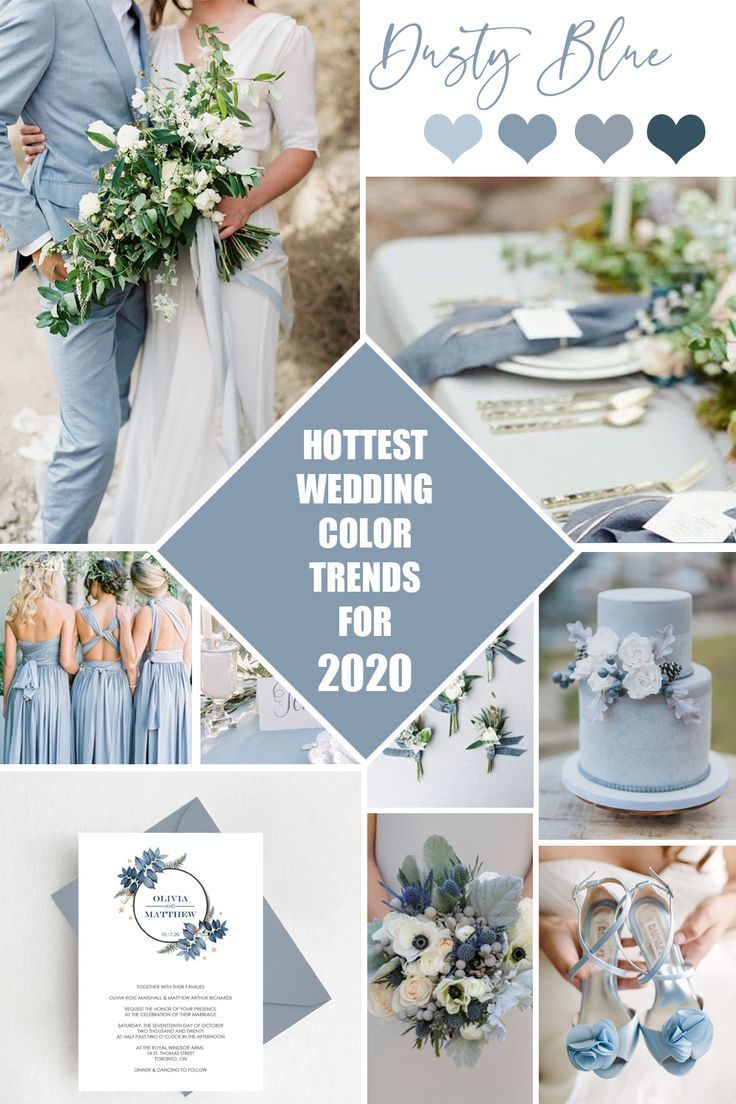 DUSTY BLUE WEDDING INSPIRATION -   19 wedding Colors blue ideas