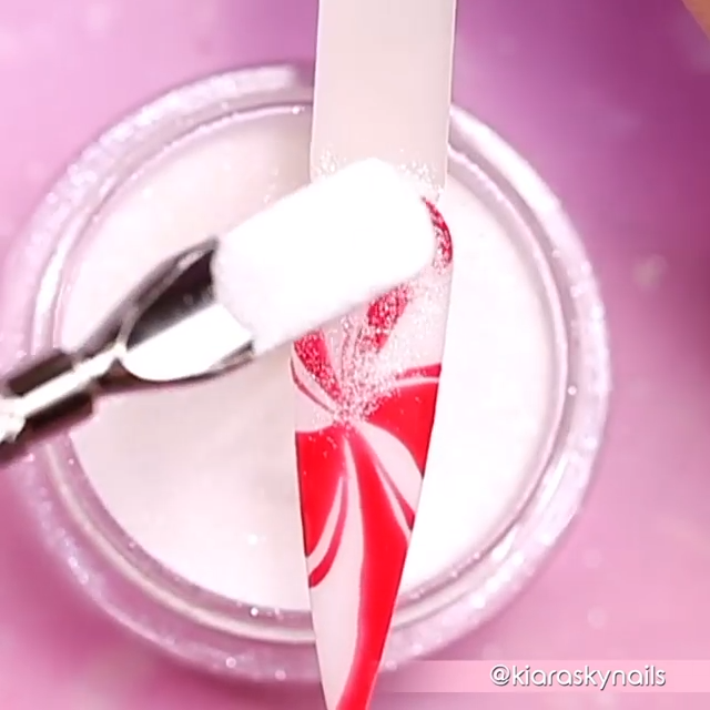 Candy Cane - themed nail art #nailart -   20 holiday Design video tutorials ideas