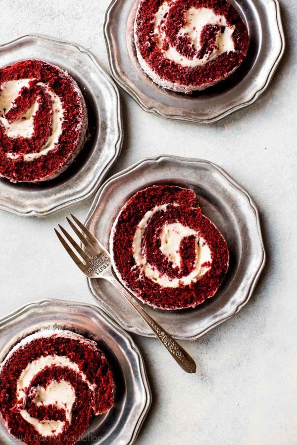 How to Make a Red Velvet Cake Roll | Sally's Baking Addiction -   21 cake Carrot red velvet ideas