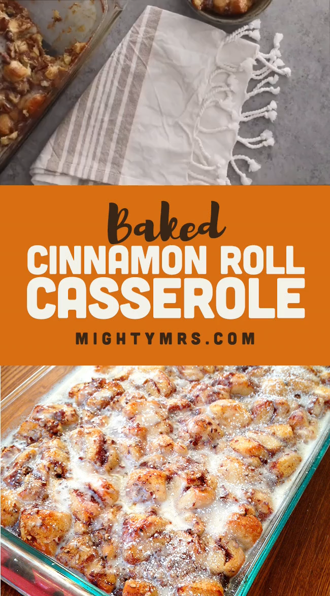 Easy Cinnamon Roll Casserole -   21 large desserts For A Crowd ideas