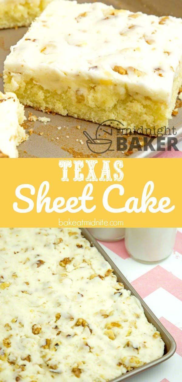 Texas Sheet Cake -   21 large desserts For A Crowd ideas