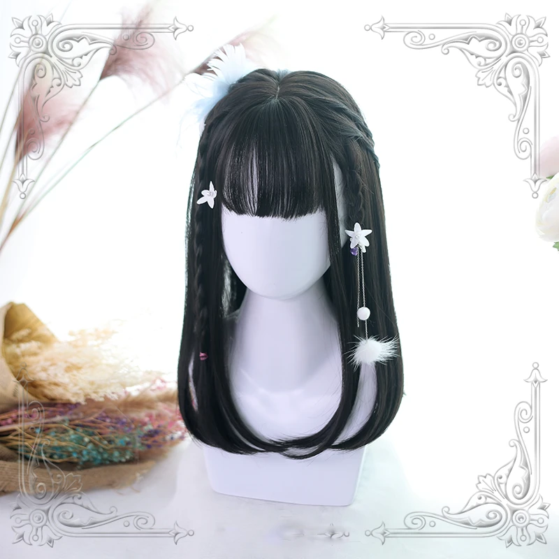 Hime Straight Wig -   8 hairstyles Party straight ideas
