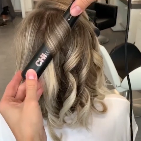 HOW TO CURL HAIR WITH A FLAT IRON TUTORIAL -   11 hair Waves volume ideas