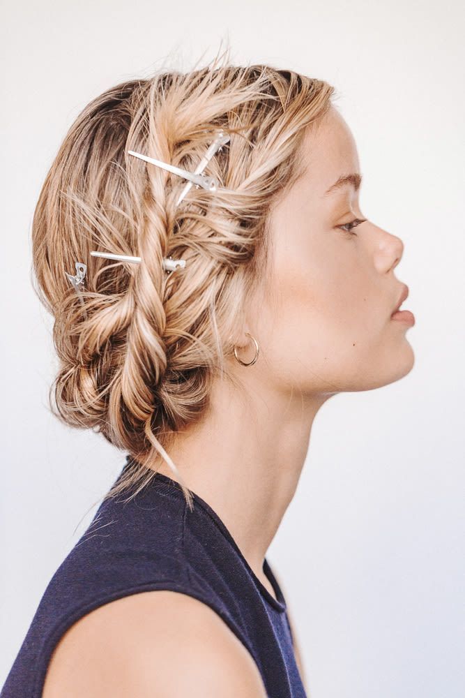How To Pin Your Hair For Easy, Undone Waves -   11 hair Waves volume ideas