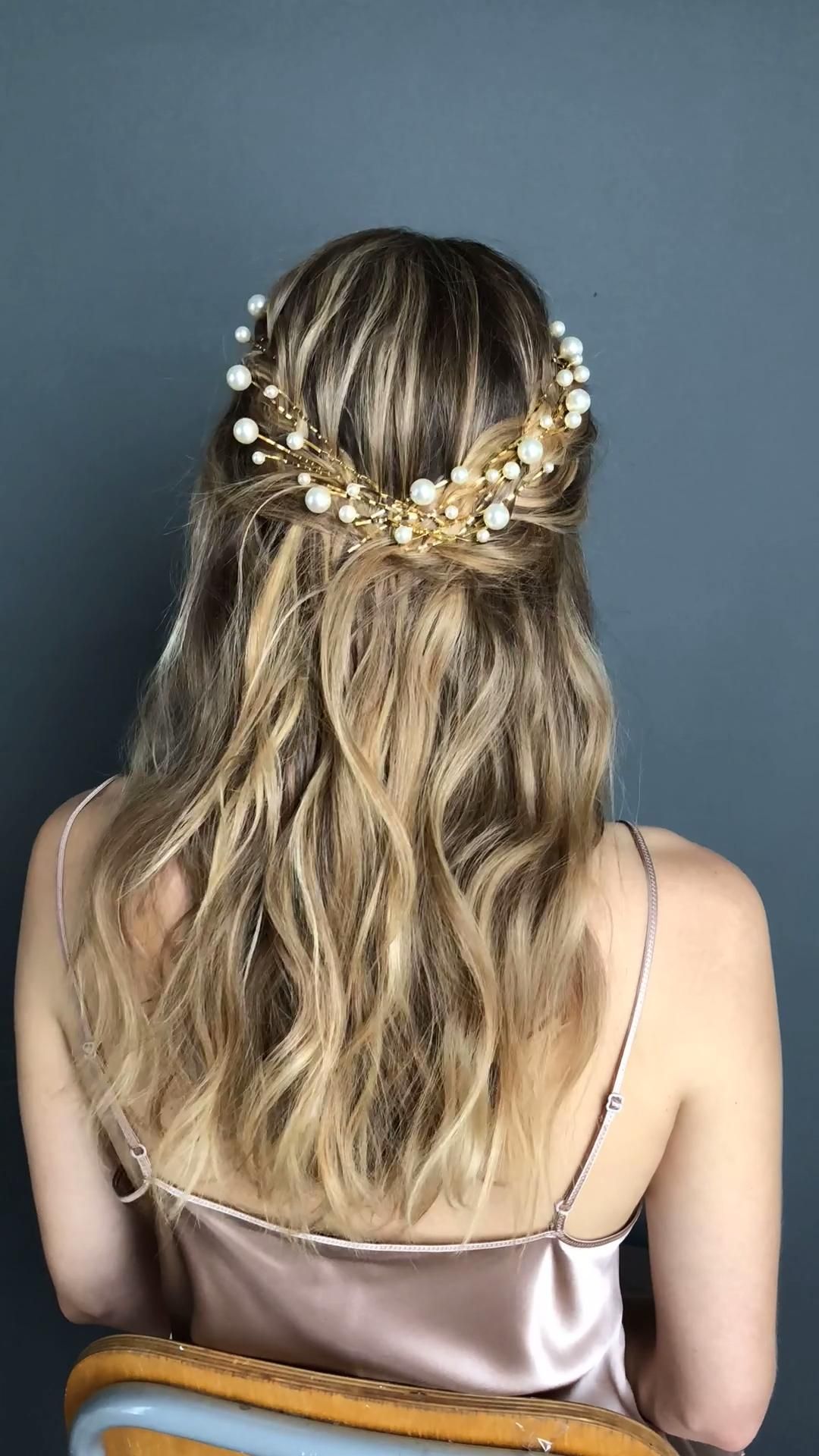 DIY hair: half braid crown -   12 open hairstyles Straight ideas