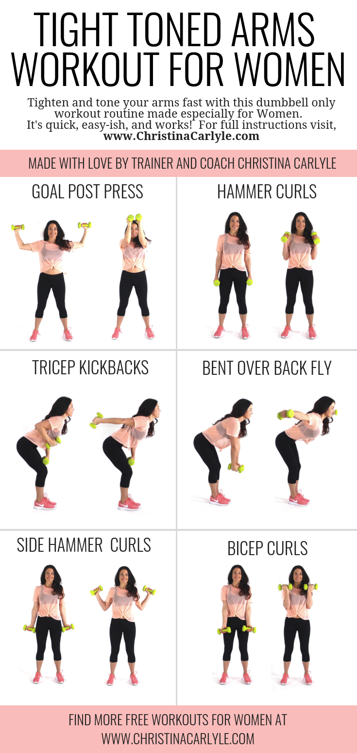 Arm Workout for Women with dumbbells for Tight, Toned Arms -   13 fitness Frauen programm ideas