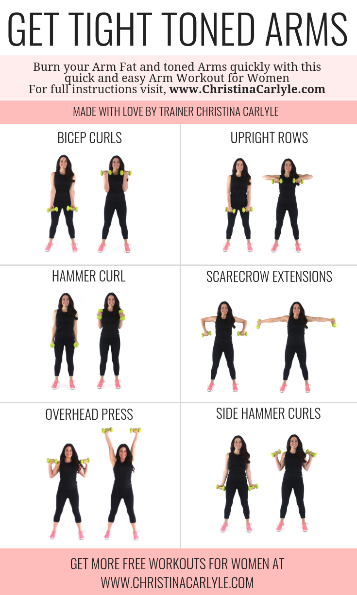 Arm Workout for Women that Want Tight Toned Arms -   13 fitness Frauen programm ideas