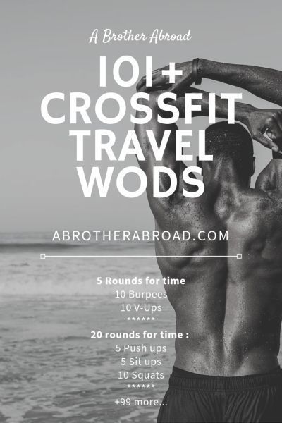 101+ Crossfit Travel WODs: Workouts for anywhere, anytime | A Brother Abroad -   13 fitness Frauen programm ideas