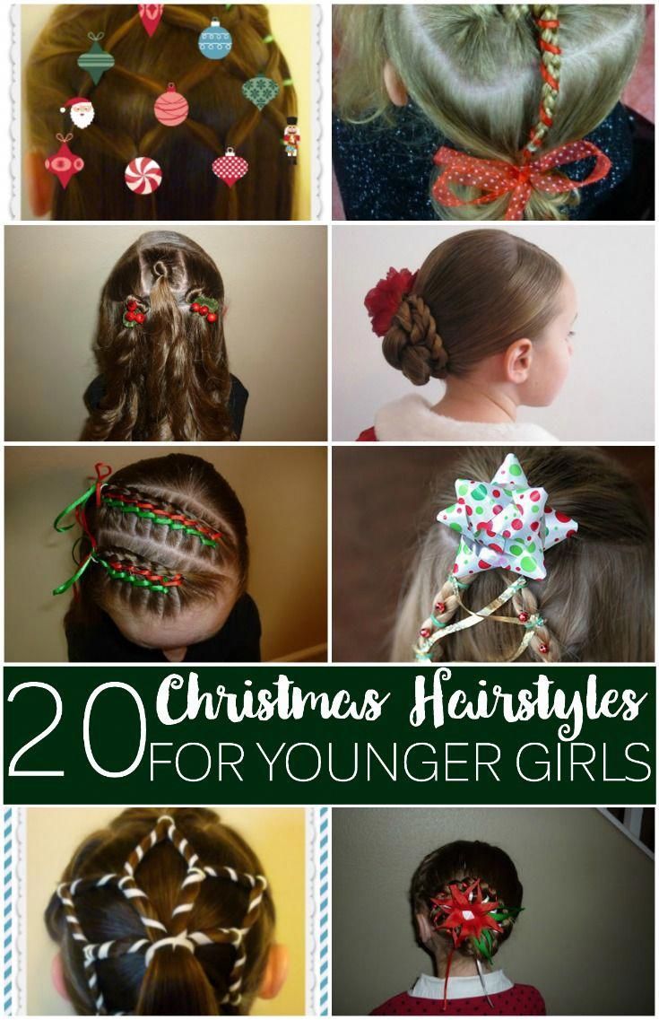 Christmas Hairstyles for Younger Girls -   14 christmas hairstyles ideas